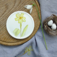 Songthrush and spring flowers Mug