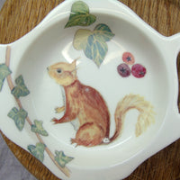 SECONDS red squirrel teabag tidy