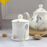 Bee and Spring Flower china Sugar Pot