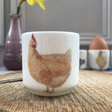Bone china hen eggcup